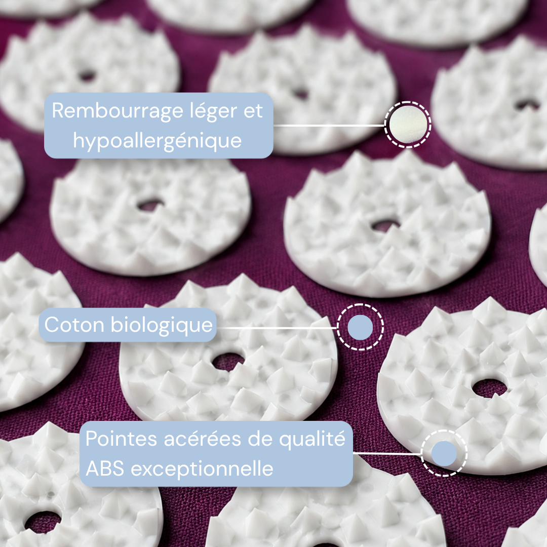 Le Tapis d'acupression qui soulage dès 10 minutes
