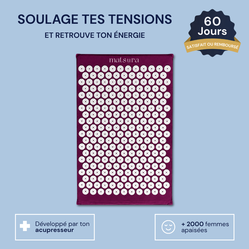 Le Tapis d'acupression qui soulage dès 10 minutes