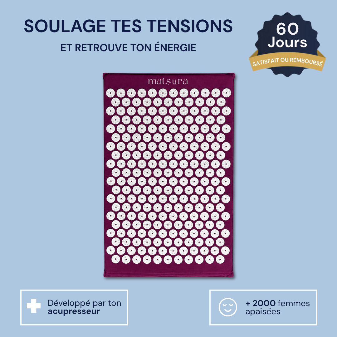 Le Tapis d'acupression qui soulage dès 10 minutes